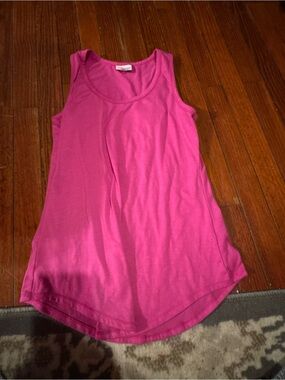 LuLaRoe Fuchsia Scoop Neck Tank Top size small